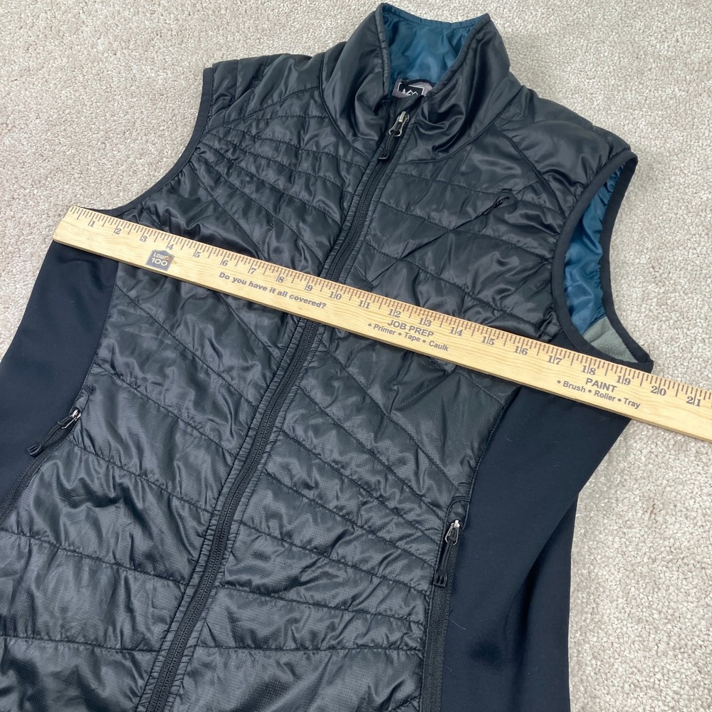 REI Womens L Vest Black Primaloft Pertex Quantum Packable Insulated Quilted - Picture 6 of 11